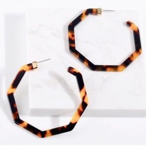 BOGO Tortoiseshell Hoop Earrings